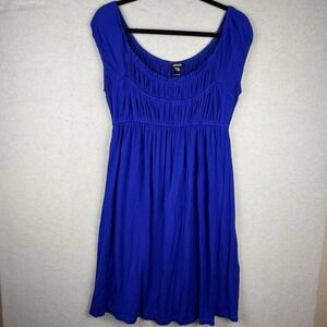 Forever Womens Y2K Milkmaid Fairy Babydoll Empire Dress Size L? Blue‎ *read